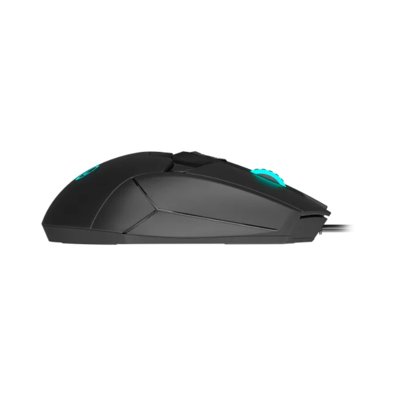 Lorgar Stricter 579 Wired Gaming Mouse - Black - Black