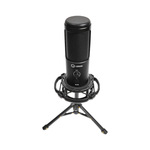 Lorgar Voicer 721 USB Condenser Gaming Microphone with Tripod Stand - Black - Black