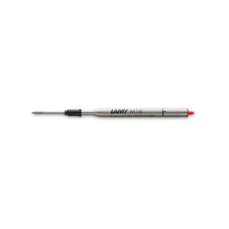 Lamy M16 F Ballpoint Pen Refill - Red