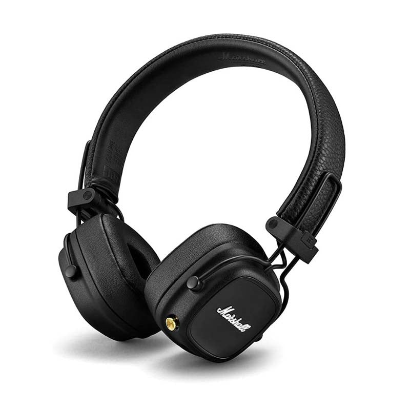 Marshall Major IV Bluetooth Wireless On-Ear Headphones - Black - Black