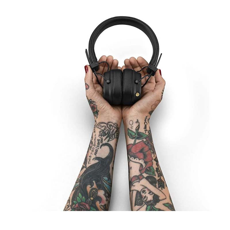 Marshall Major IV Bluetooth Wireless On-Ear Headphones - Black - Black