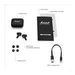 Marshall Motif A.N.C True Wireless In-Ear Earbuds - Black - Black