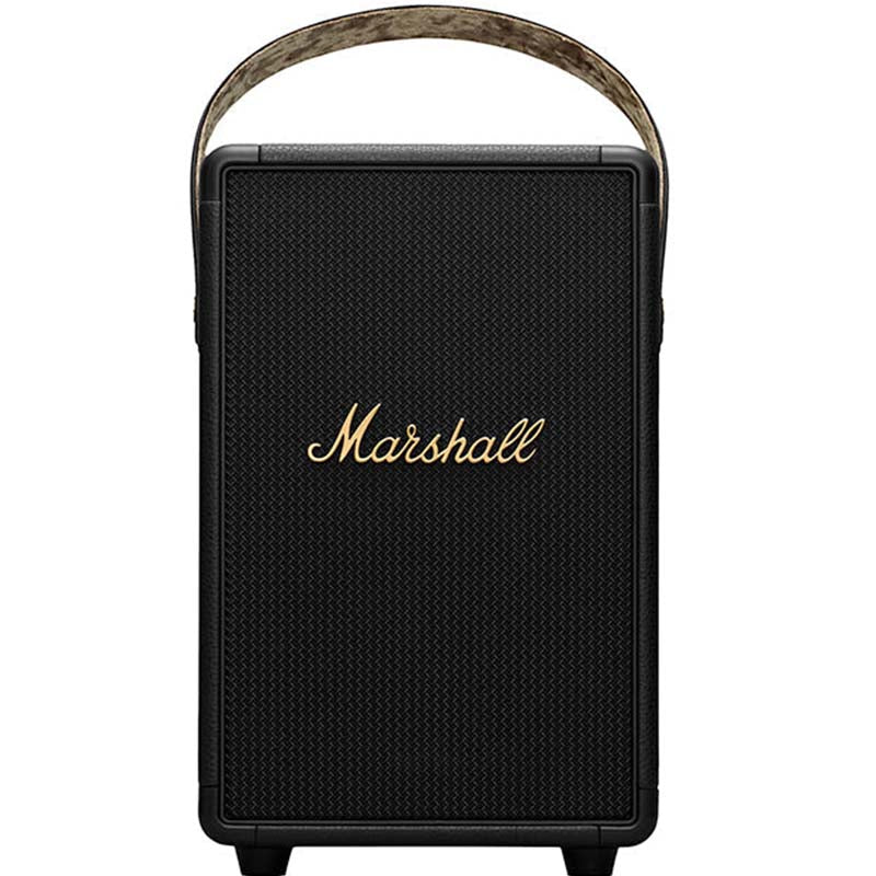 Marshall Tufton Portable Bluetooth Speaker - Black / Brass - Black