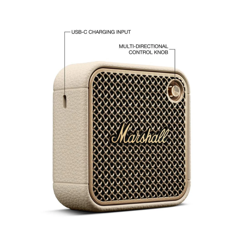 Marshall Willen II Portable Bluetooth Speaker - Cream - Cream