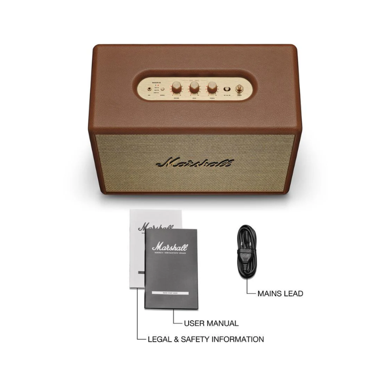 Marshall Woburn III Bluetooth Speaker - Brown - Brown