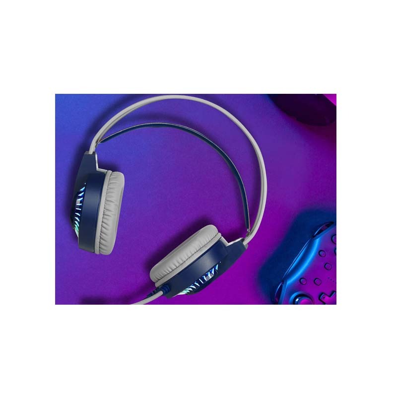 Marvel Avengers Wired Gaming Headphones with Mic - White/Blue