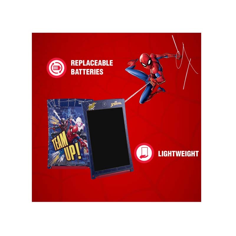 Marvel Spider-Man 8.5 Inch LCD Writing Pad - Black