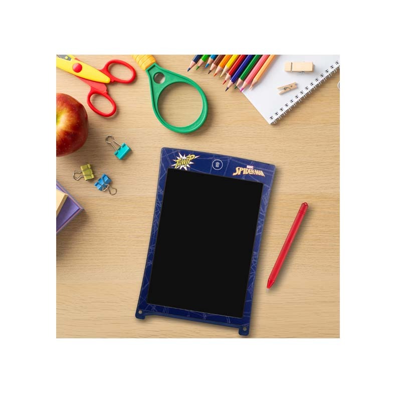 Marvel Spider-Man 8.5 Inch LCD Writing Pad - Black