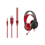 Marvel Spiderman Wired Gaming Headphone with Boom Mic - Black / Red
