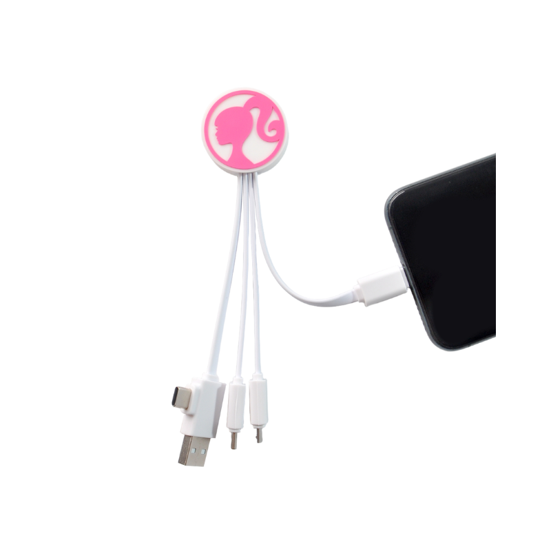 Mattel: Barbie 5-In1 Cable - White - White