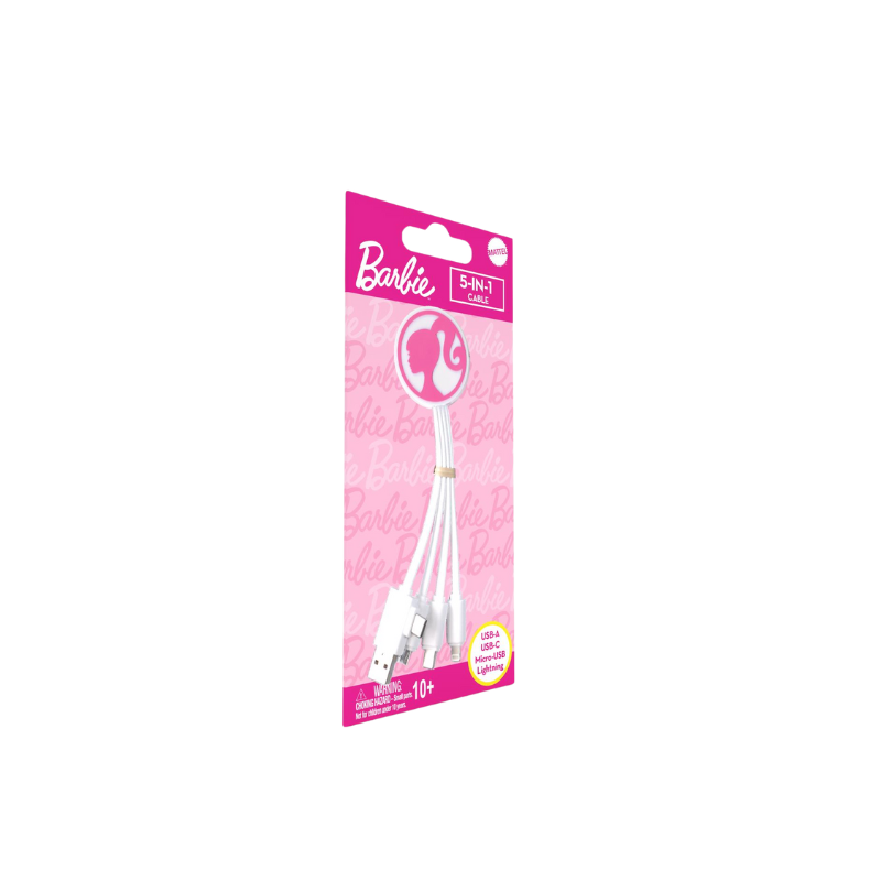 Mattel: Barbie 5-In1 Cable - White - White