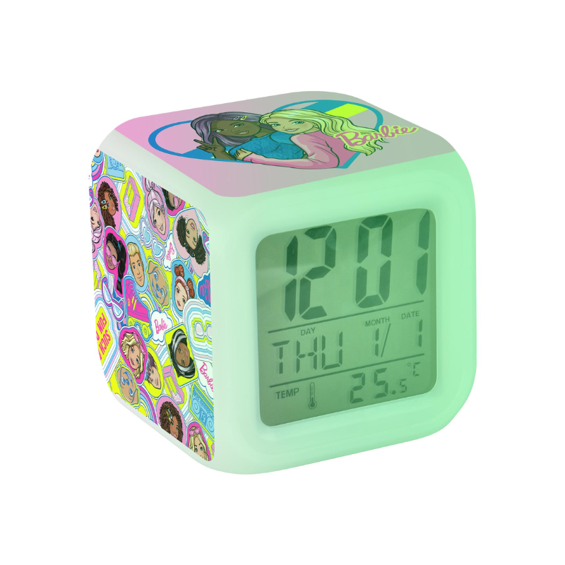 Mattel Barbie Digital Clock - Pink - Pink