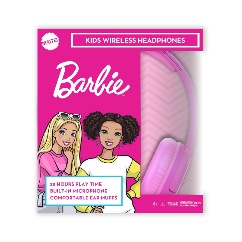 Mattel: Barbie Kids Wireless Headphones – Pink - Pink