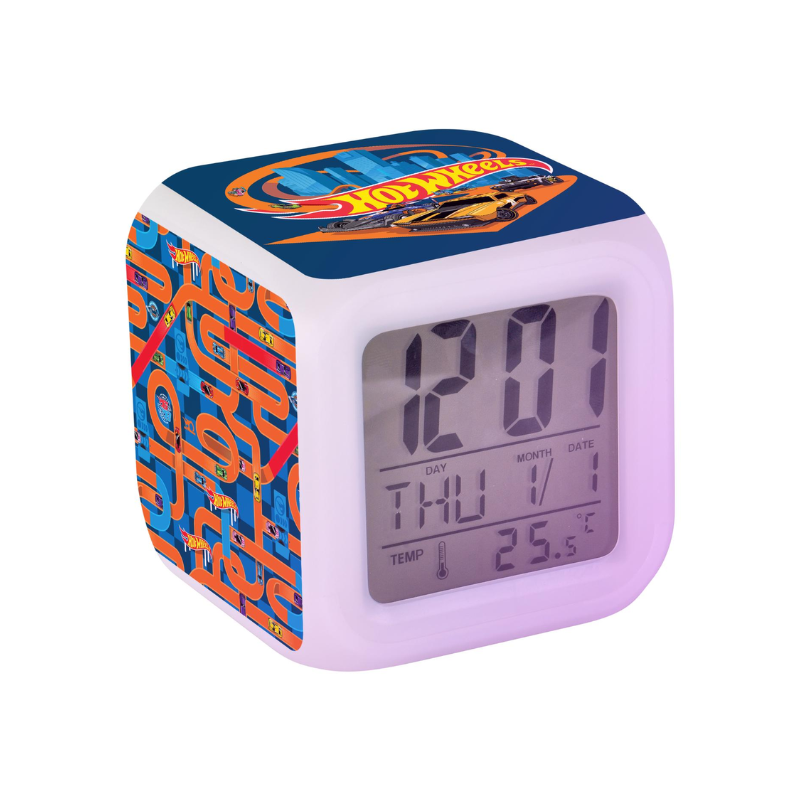 Mattel: Hot Wheels Digital Clock â€“ Blue - Blue