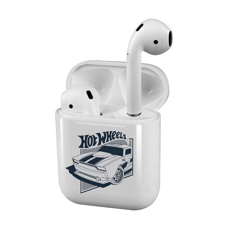 Mattel: Hot Wheels True Wireless Earbuds - White - White