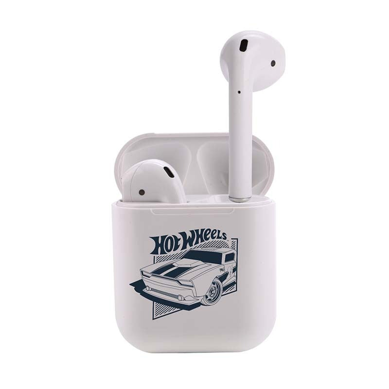Mattel: Hot Wheels True Wireless Earbuds - White - White