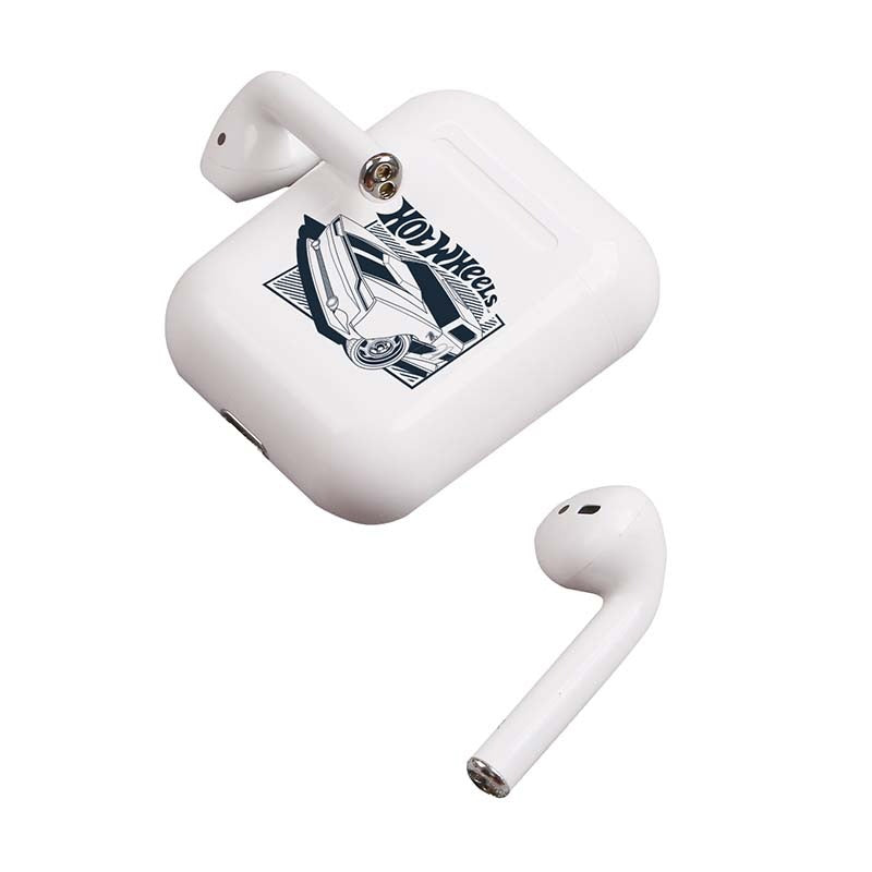 Mattel: Hot Wheels True Wireless Earbuds - White - White