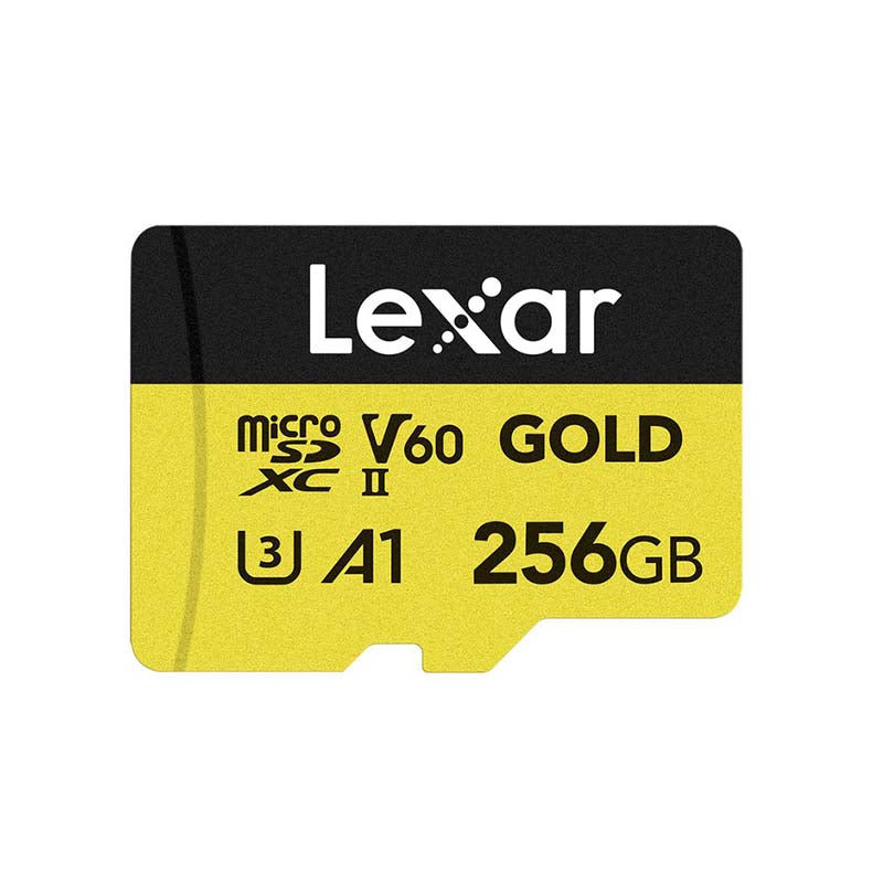 Lexar MicroSD UHS II C10 U3 256GB - Gold
