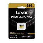 Lexar MicroSD UHS II C10 U3 256GB - Gold