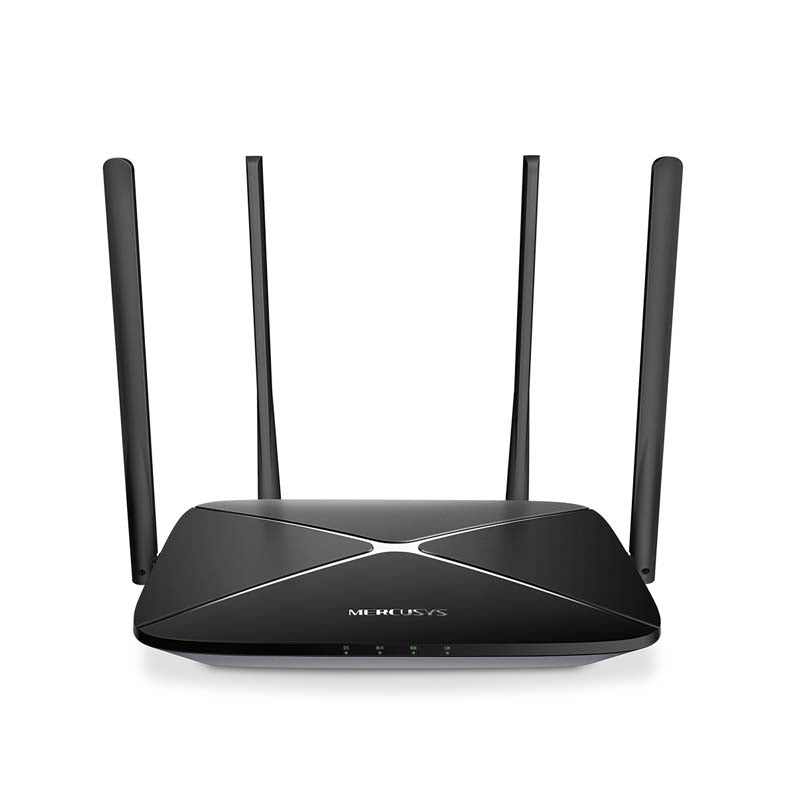 Mercusys AC12G AC1300 Wireless Dual Band Gigabit Router - Black - Black
