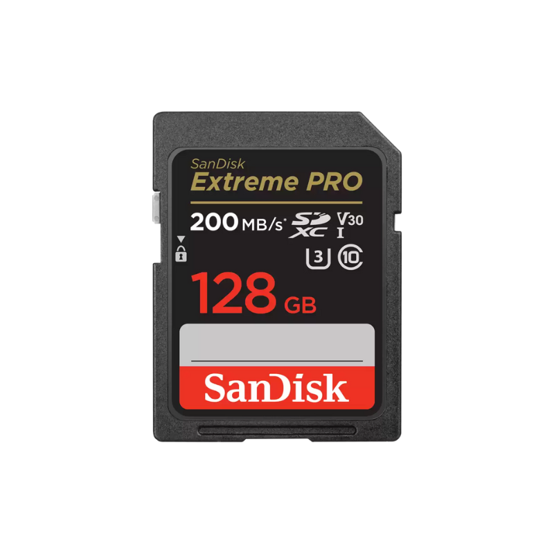 SanDisk Extreme PRO SDHC and SDXC 128GB UHS-I Card