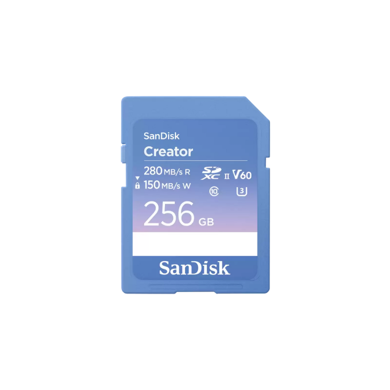 SanDisk Creator MicroSDXC 256GB UHS‚ÄëII Memory Card