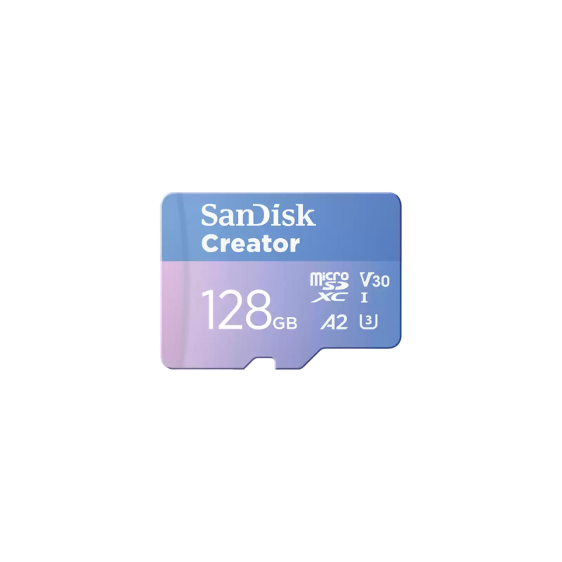 SanDisk Creator MicroSDXC 128GB UHS-I Memory Card With Adapter