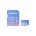 SanDisk Creator MicroSDXC 256GB UHS-I Memory Card With Adapter