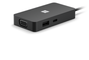 Microsoft Surface USB-C Travel Hub - Black - Black