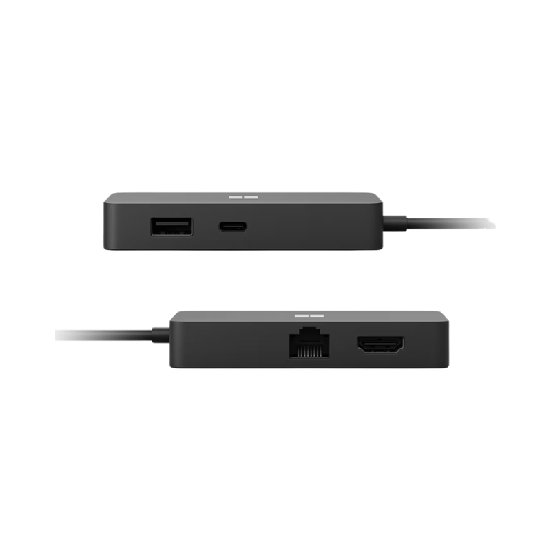 Microsoft Surface USB-C Travel Hub - Black - Black