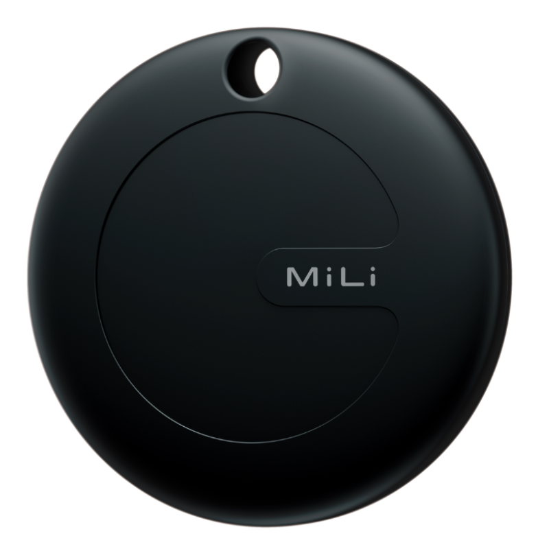 Mili MiTag Android Tag With Key Ring - 1 Pack - Black