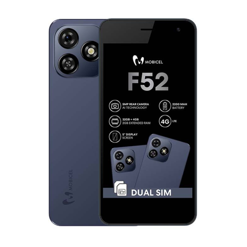 Mobicel F52 4G 32GB Network Locked - Grey - Grey