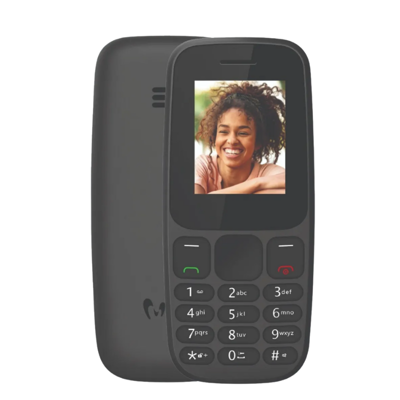 Mobicel S2 Plus 2G Dual Sim - Black - Black