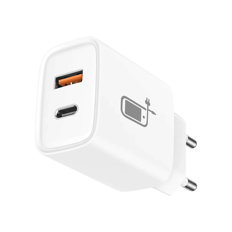 Mobile Bits 1m Type-C to Type-C Charge & Sync Cable - White - White