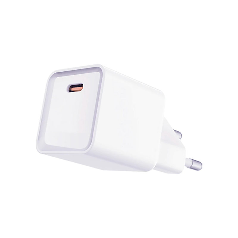 Mobile Bits 20W PD Type-C Wall Charger - White - White