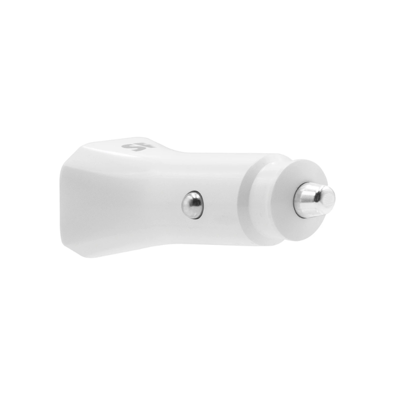 Mobile Bits 36W Dual USB A & Type-C Car Charger - White - White