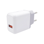 Mobile Bits 5 Watt USB A Wall Charger - White & Grey - White