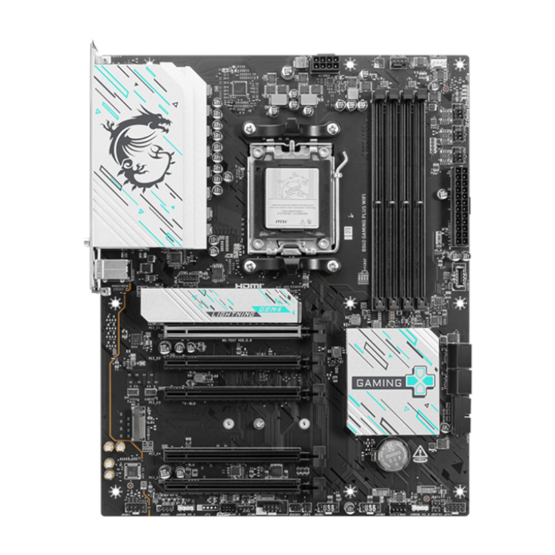MSI B840 Gaming Plus WIFI AM5 ATX Gaming Motherboard - Black