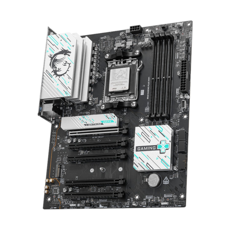 MSI B840 Gaming Plus WIFI AM5 ATX Gaming Motherboard - Black