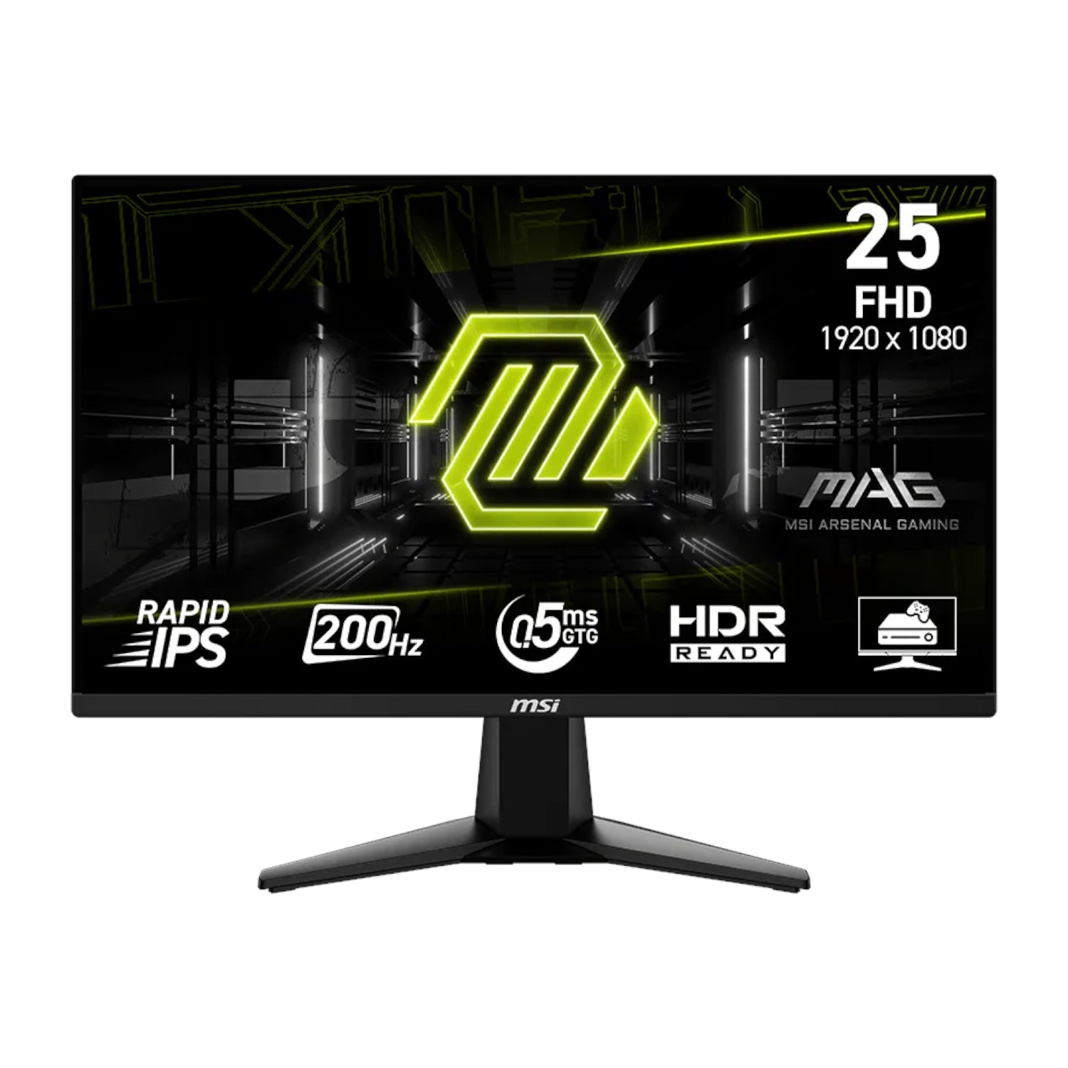 MSI MAG 255F E20 25’’ FHD 200Hz Rapid IPS Gaming Monitor - Black