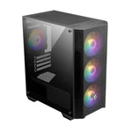 MSI MAG FORGE M100A m-ATX ARGB Gaming Chassis - Black - Black