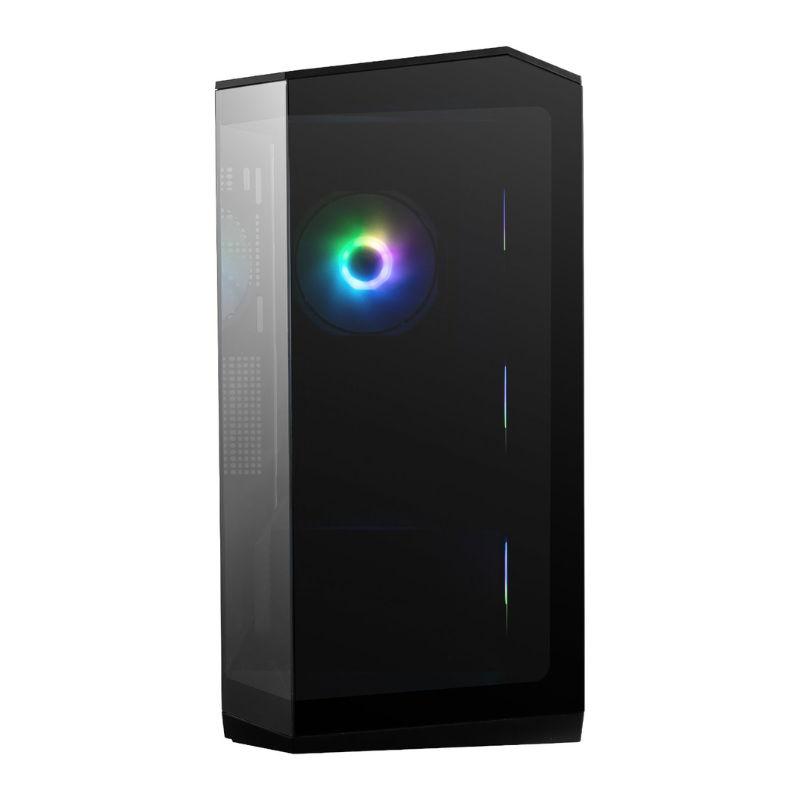 MSI Mag Pano M100R PZ M-ATX ARGB Gaming Chassis - Black - Black