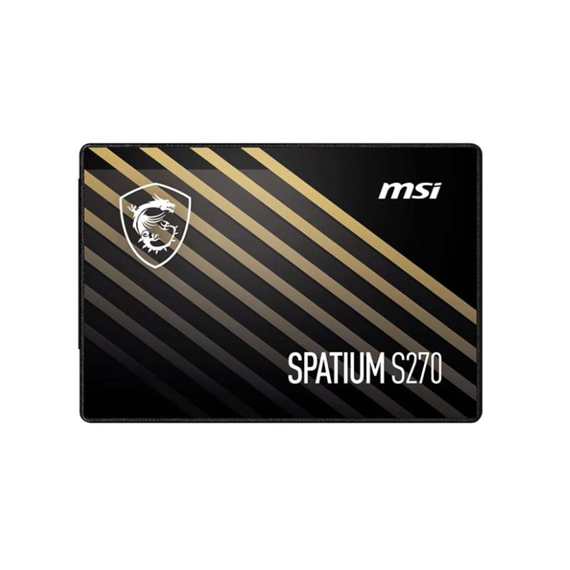 MSI SPATIUM S270 240GB 2.5 inch SATAIII SSD - Black - Black