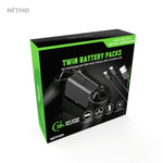 Nitho XBOX One Twin Battery Packs - Black