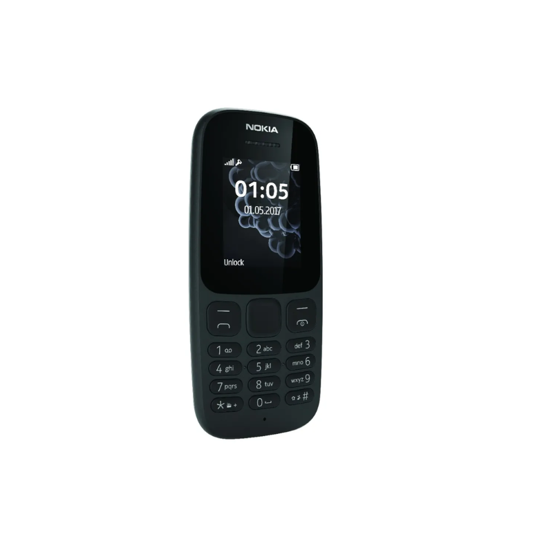 Nokia 105 4MB 2G - Black - Black