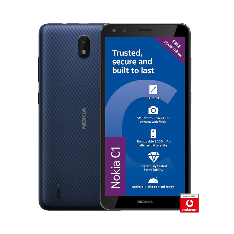 Nokia C1 2E 3G 16GB Dual Sim - Blue