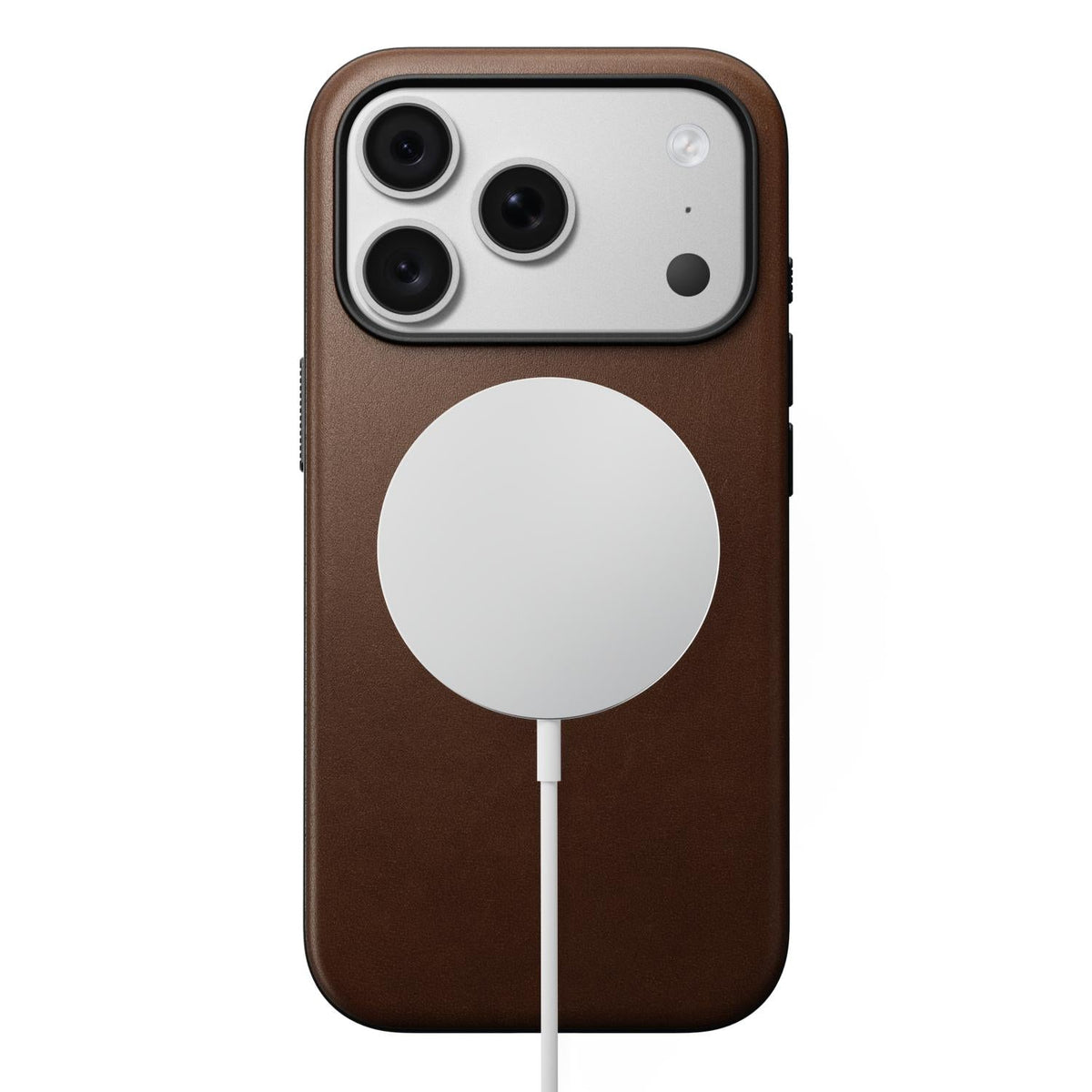 NOMAD Mag Modern Leather Case For Apple iPhone 18 Pro / 17 Pro - Brown - Brown