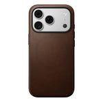 NOMAD Mag Modern Leather Case For Apple iPhone 18 Pro / 17 Pro - Brown - Brown