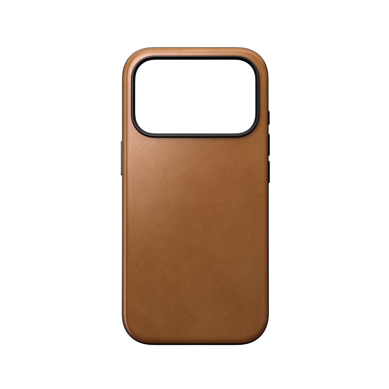 NOMAD Mag Modern Leather Case For Apple iPhone 18 Pro / 17 Pro - Tan - Tan
