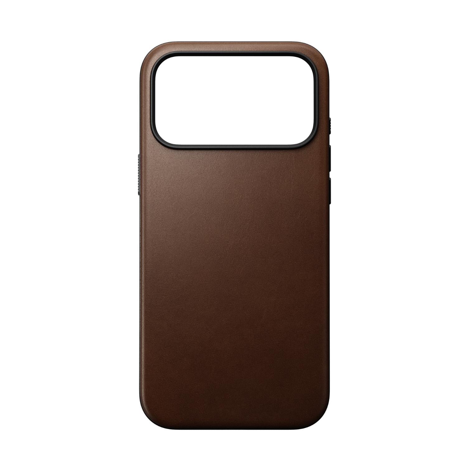 NOMAD Mag Modern Leather Case For Apple iPhone 18 Pro Max / 17 Pro Max - Brown - Brown